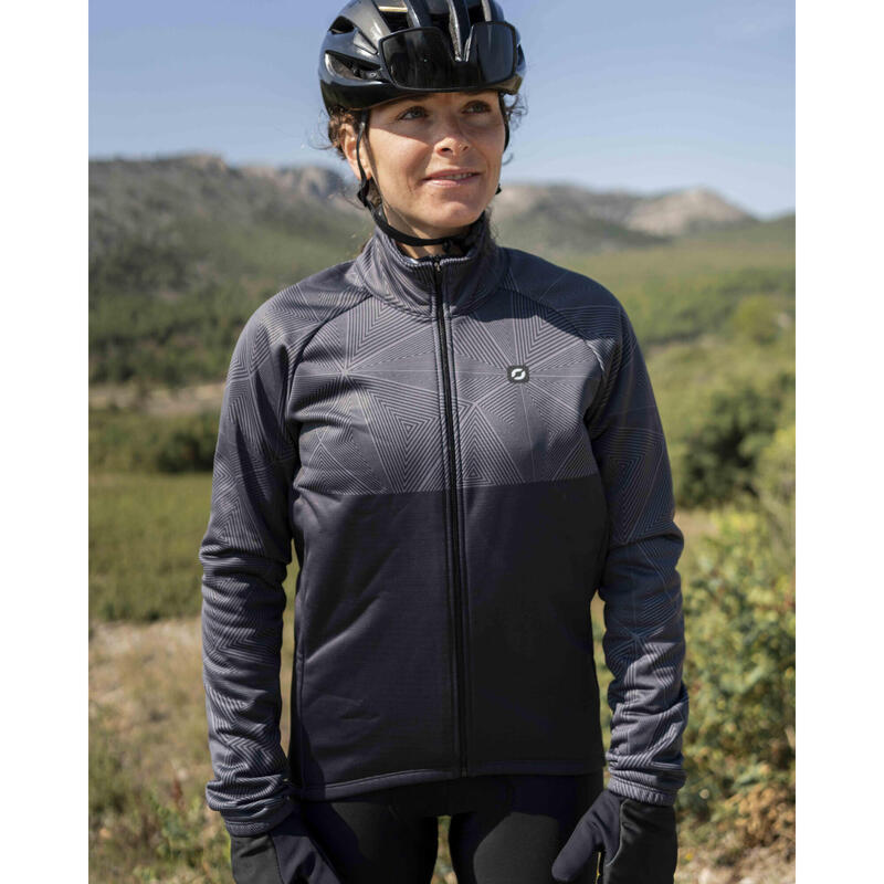 Veste vélo thermique mi-saison unisexe - WADES AXIOME