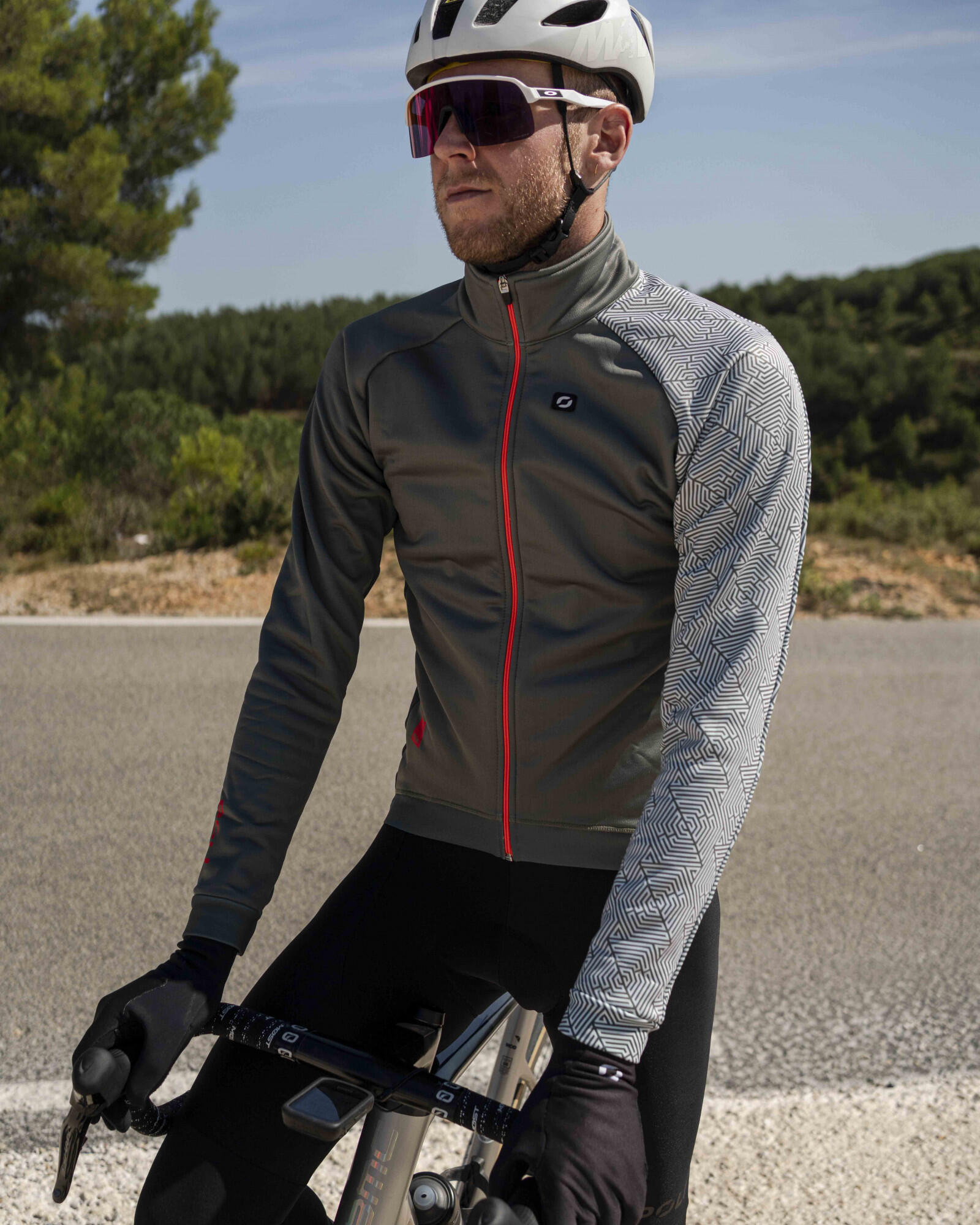 Veste vélo thermique hiver unisexe - CHESTER BASALTE 4/6