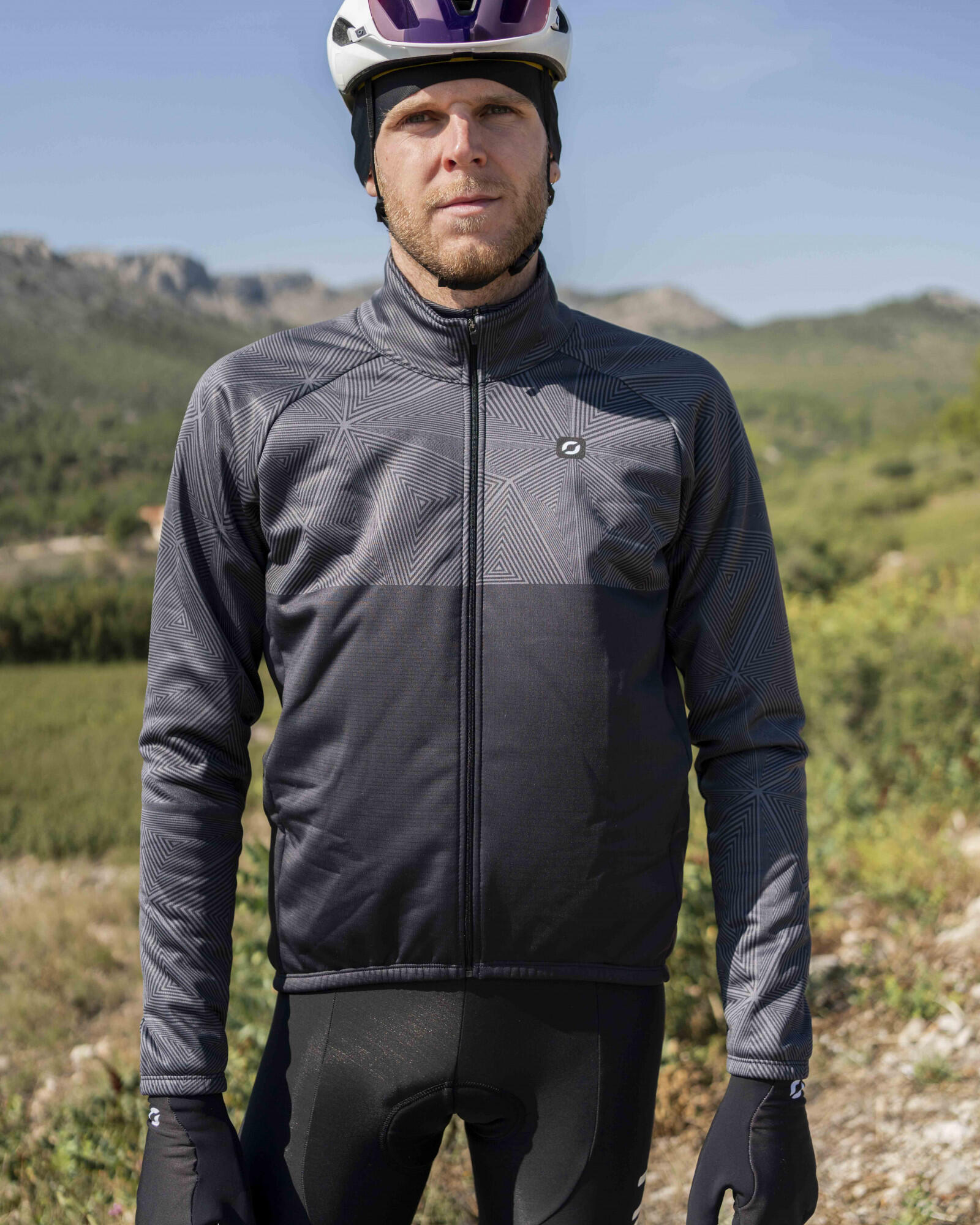 Veste vélo thermique mi-saison unisexe - WADES AXIOME 2/6