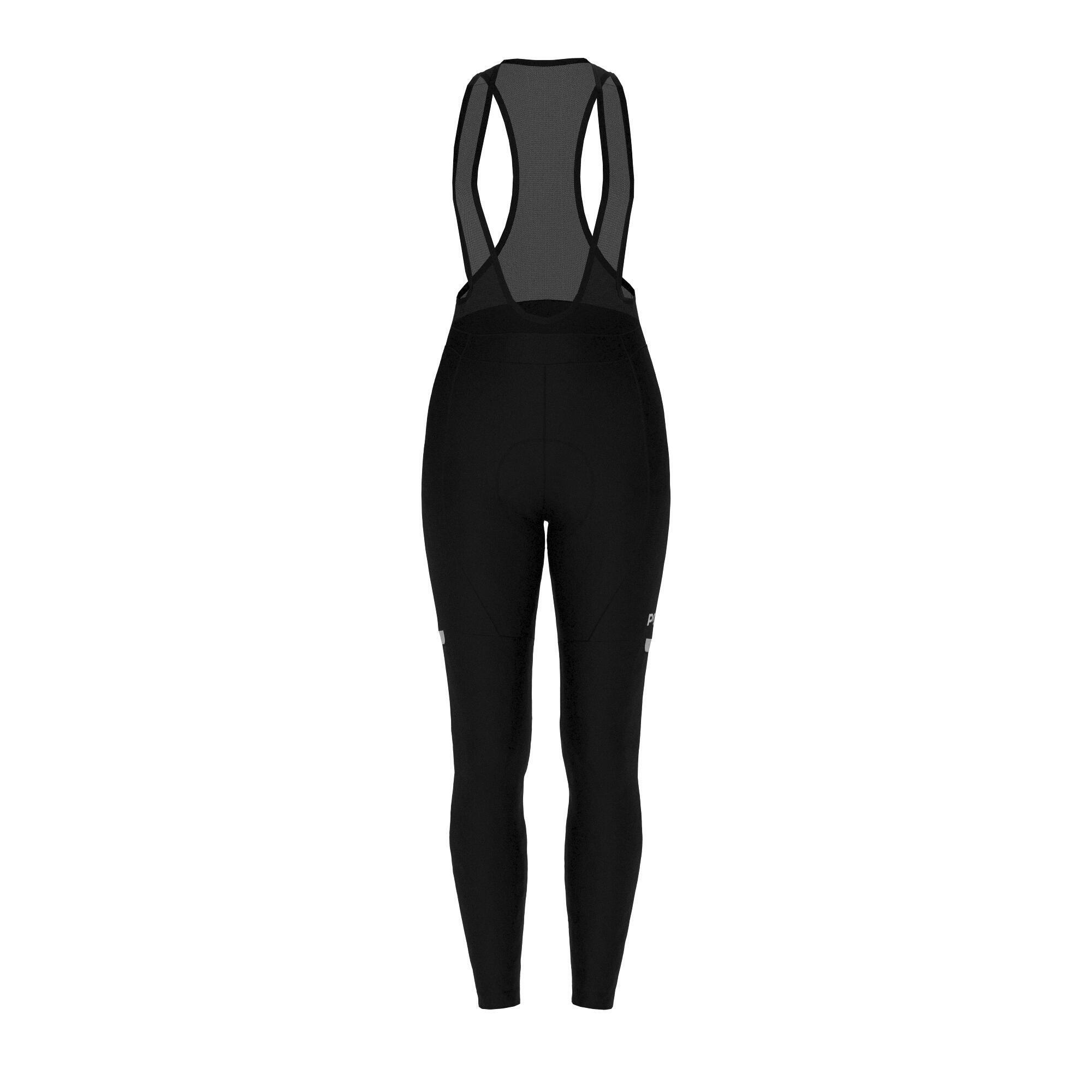 Poli - Collant Cycliste À bretelles Femme - Meg V2 Black Edition - Collant De Vélo Avec Bretelles - Noir - 42 M/l - Decathlon