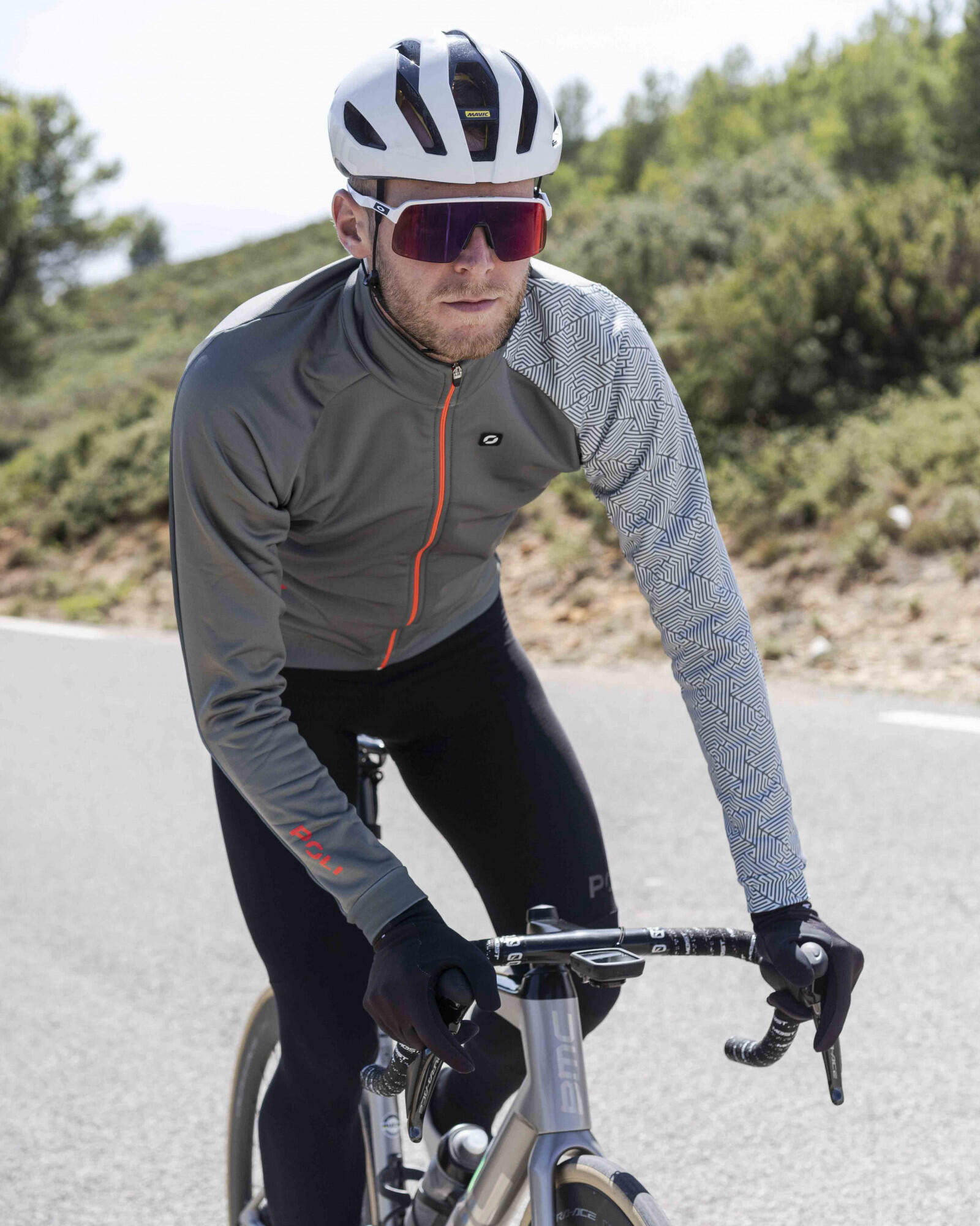 Veste vélo thermique hiver unisexe - CHESTER BASALTE 3/6