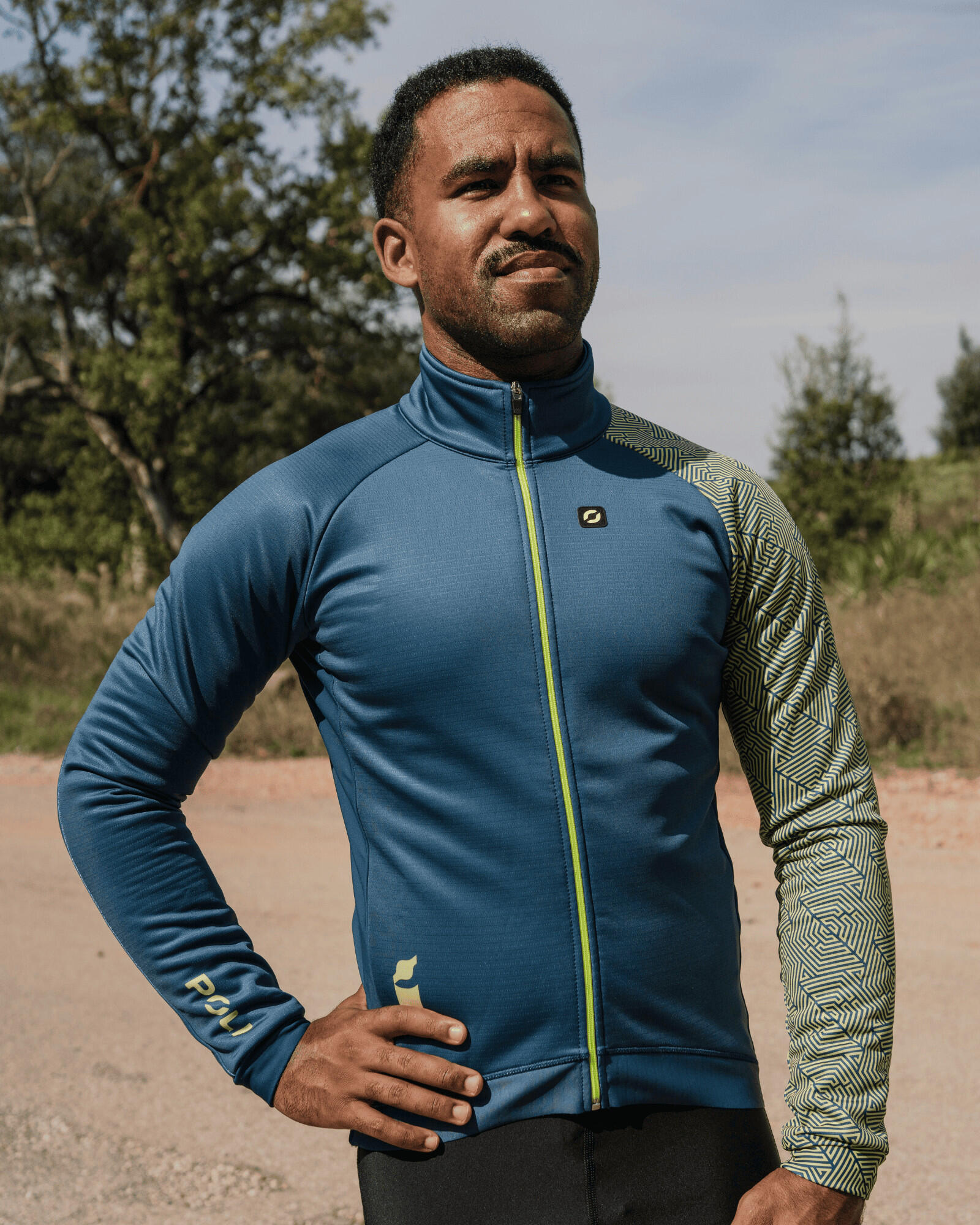 Veste vélo thermique hiver unisexe - CHESTER BASALTE 2/6