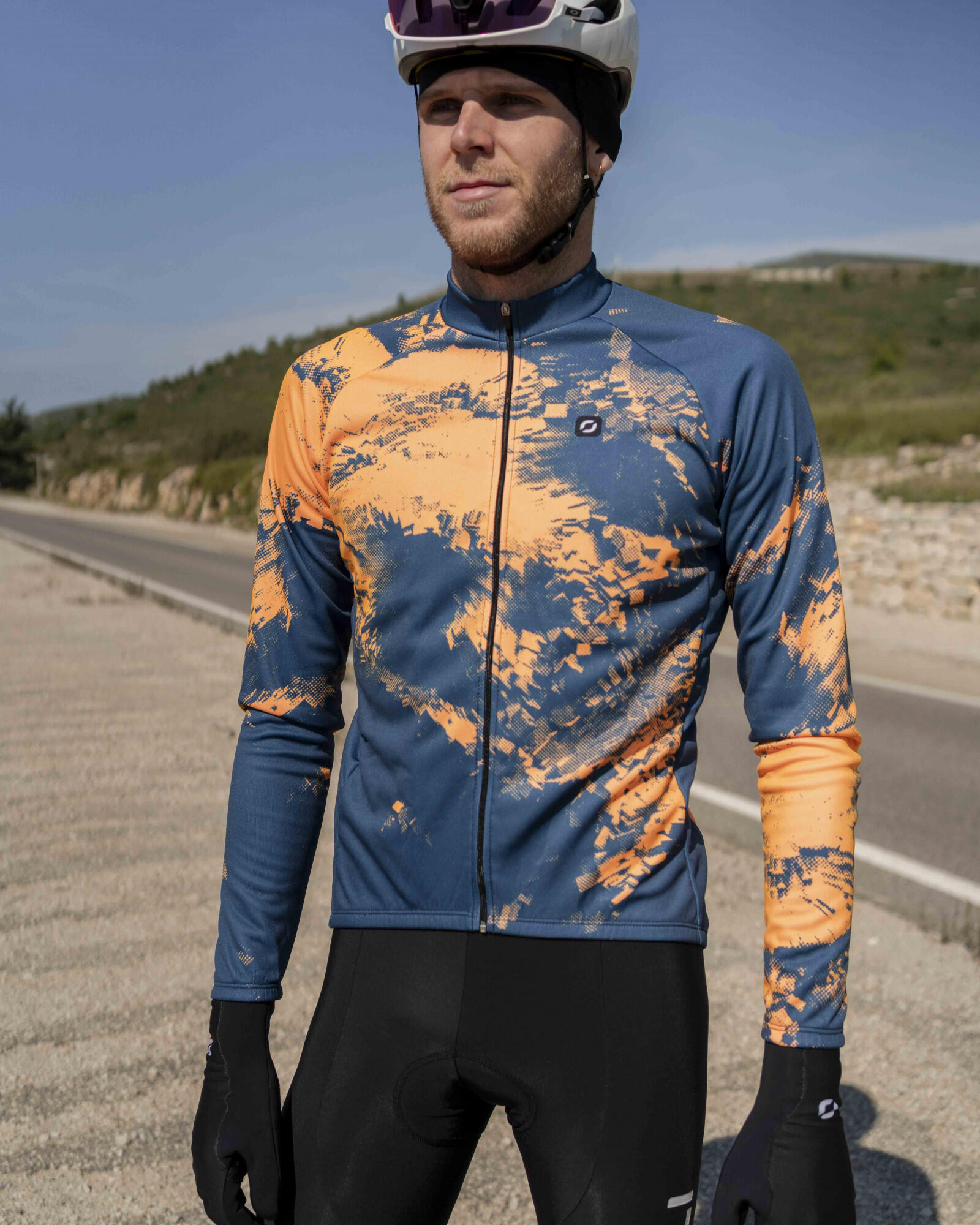 Maillot vélo manches longues unisexe - ALLOS PYRITE 2/6