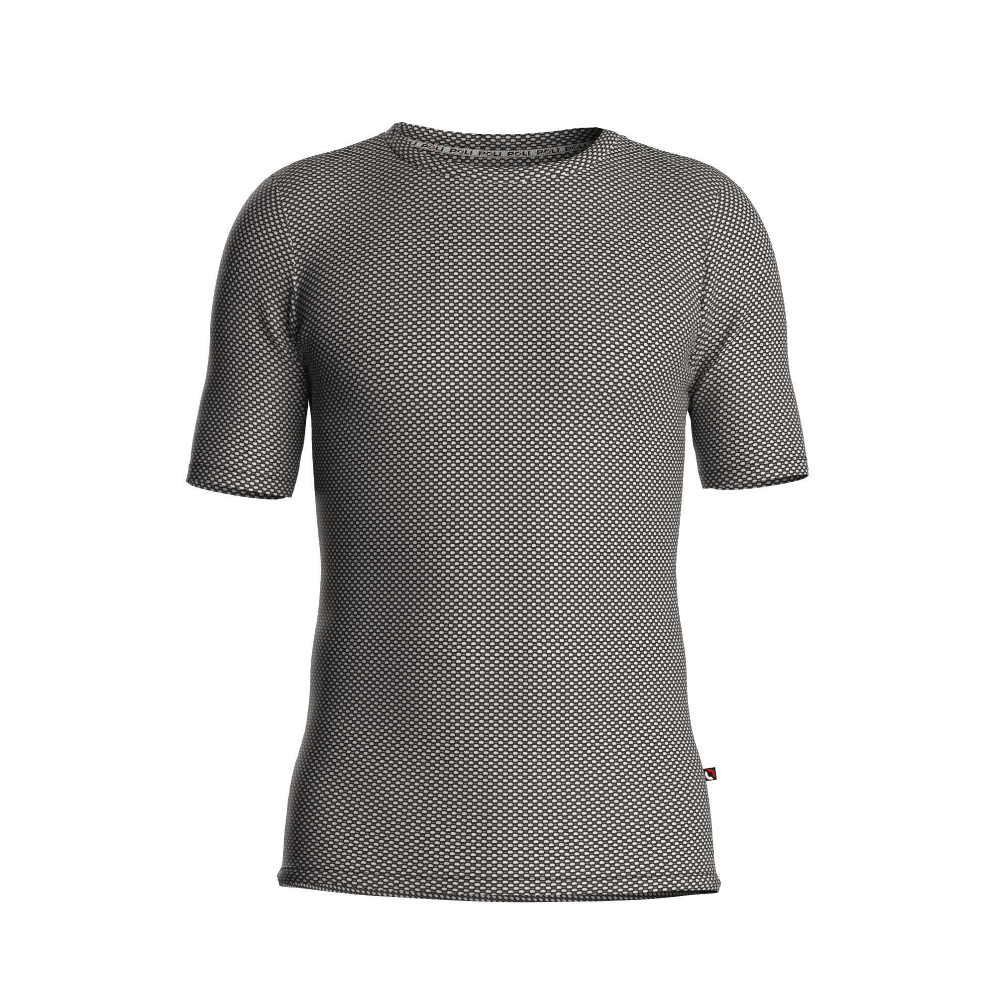 Poli - Sous-vêtement Sport Manches Courtes Unisexe P-dry - Sous Maillot Manche Courte - Gris - 40 M - Decathlon