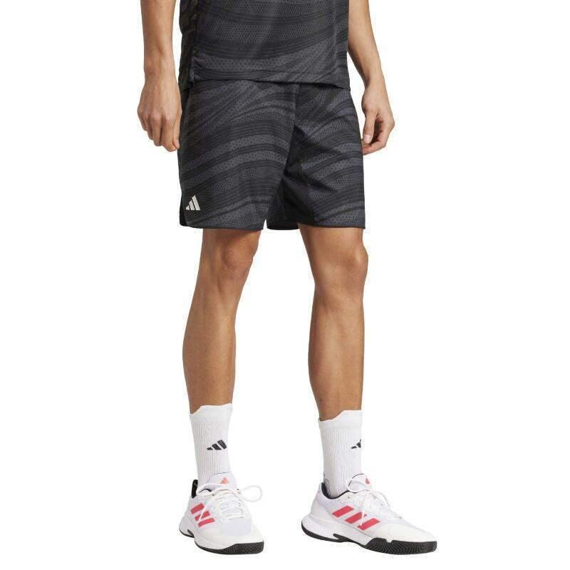 Calções Adidas Club Graphic Carbon Negro 5/5
