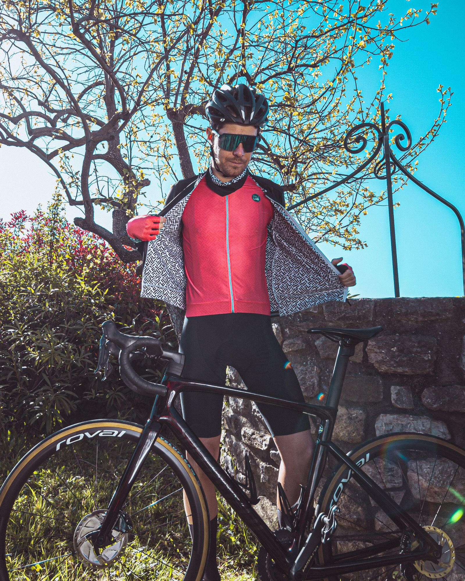 Maillot vélo manches longues unisexe - FANFAN POLI LAB 3/6