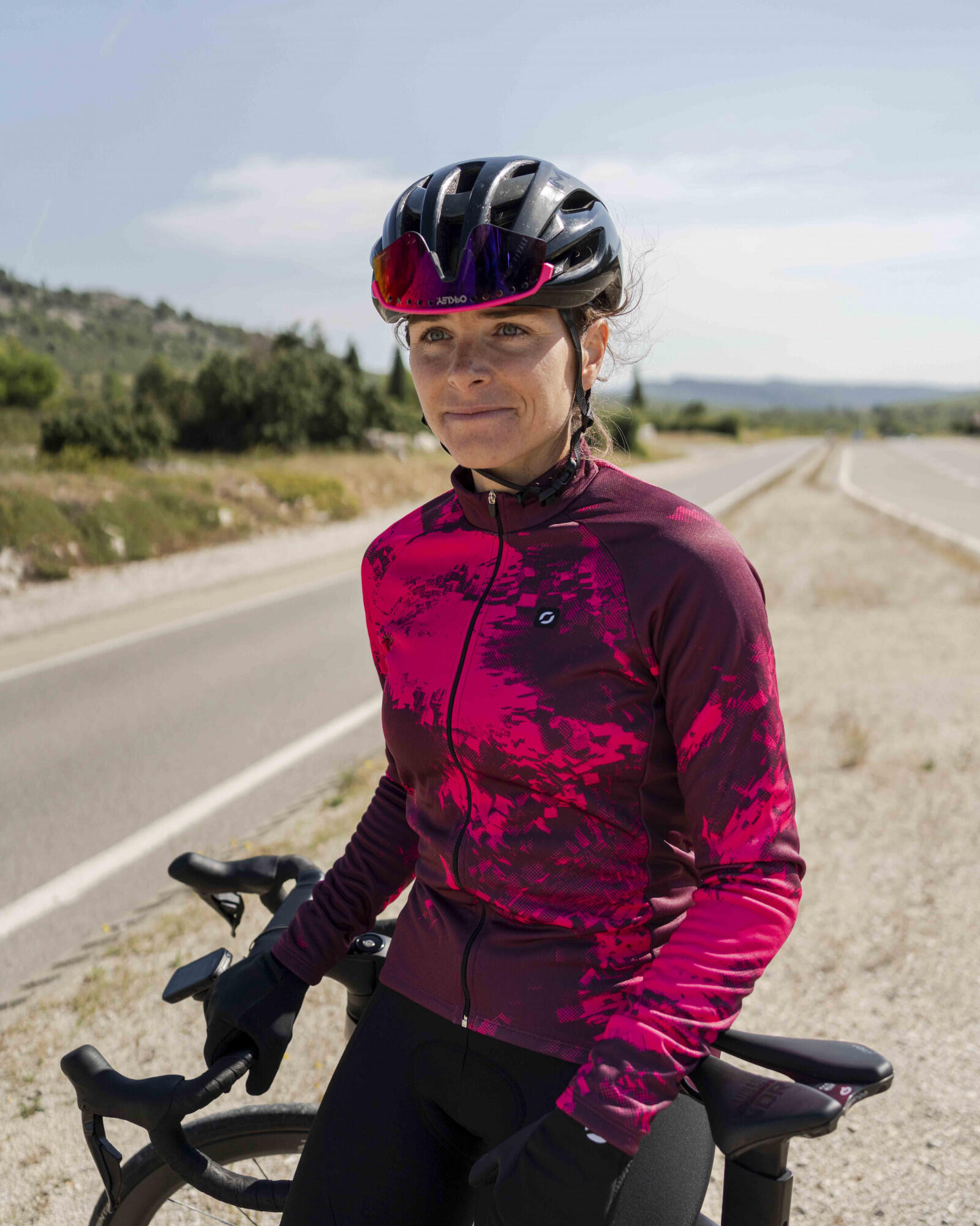 Maillot vélo manches longues unisexe - ALLOS PYRITE 3/6