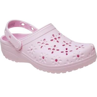 Damen universal Schuh Crocs Classic Floral Cut Out Clog