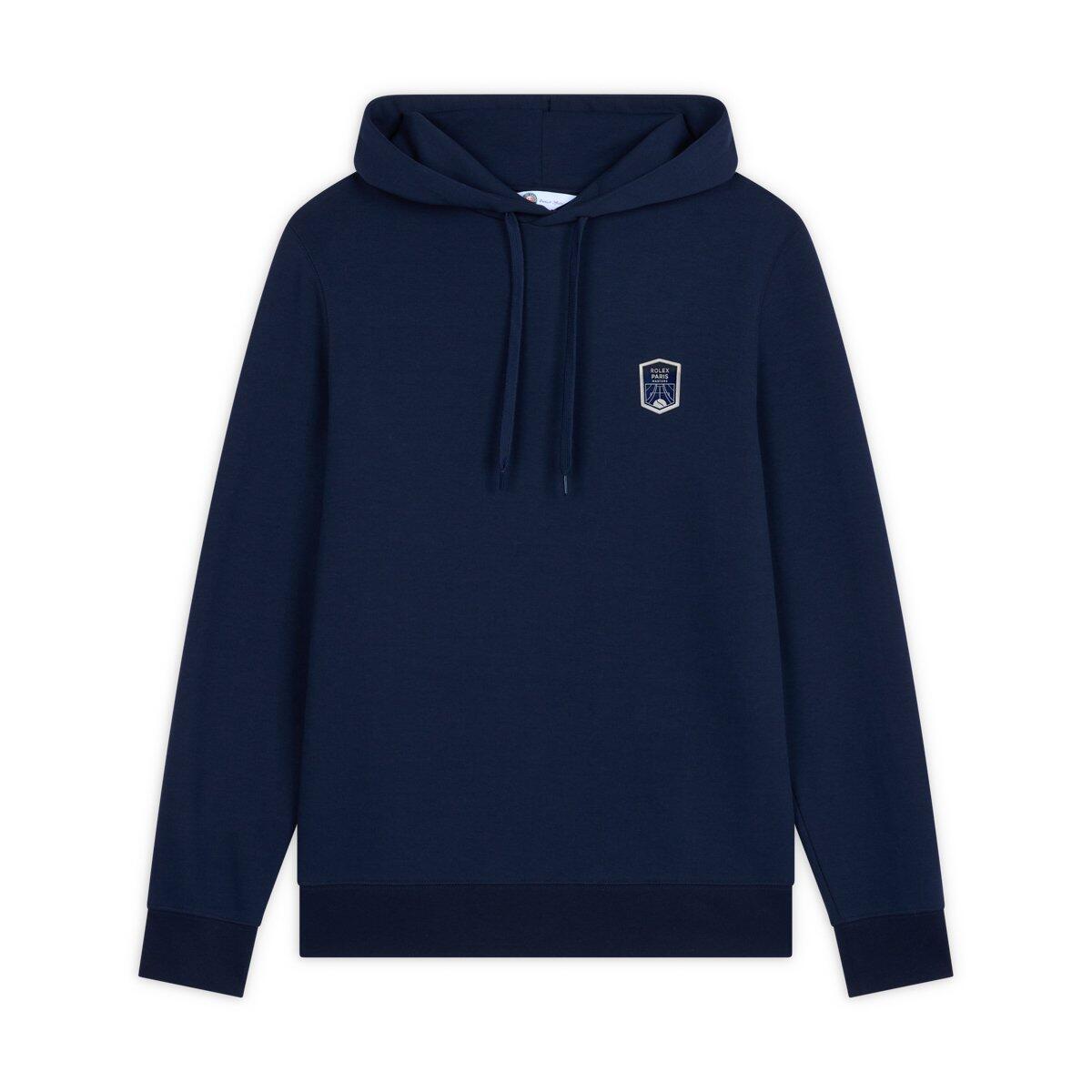 Sweat à capuche unisexe Rolex Paris Masters - Marine 4/4