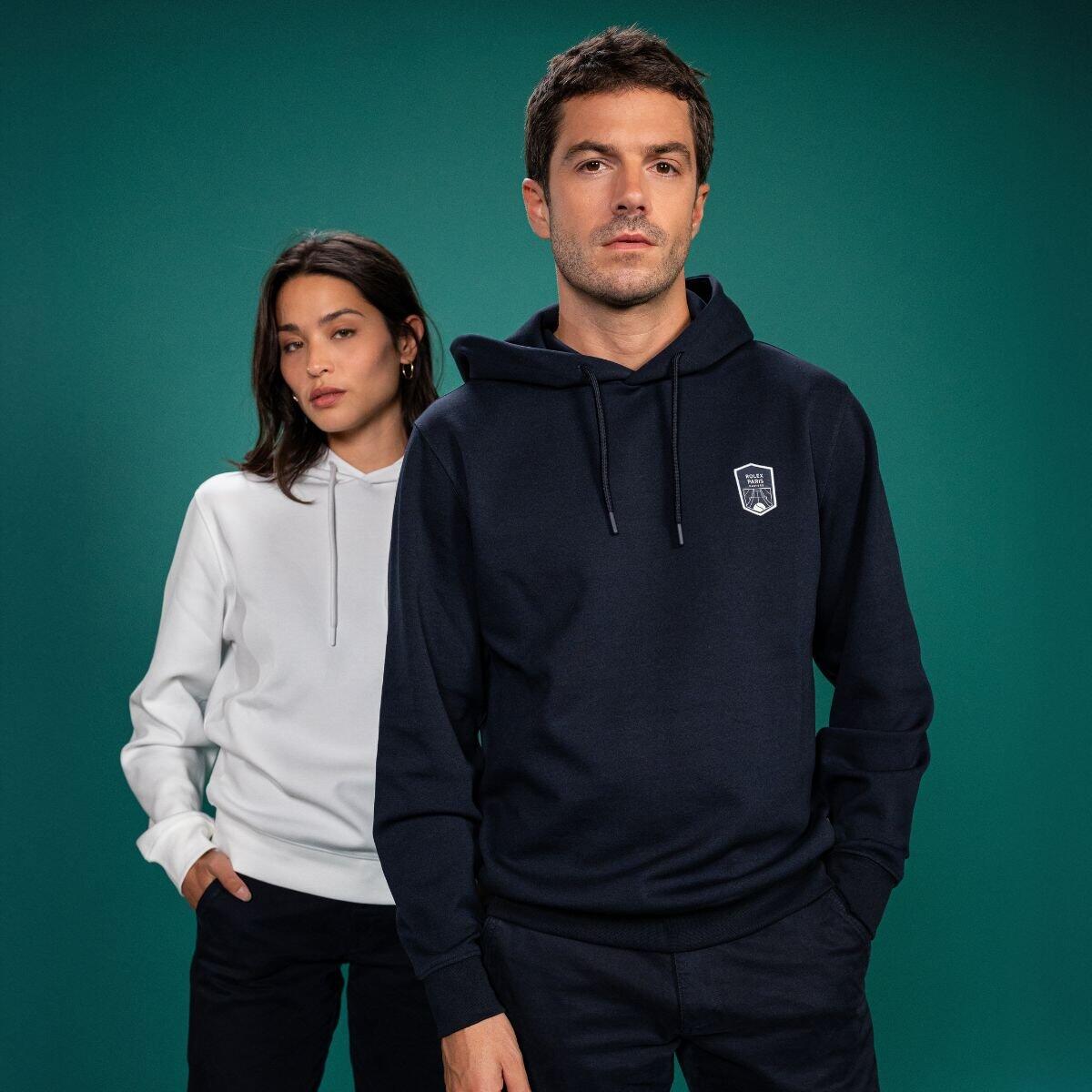 Sweat à capuche unisexe Rolex Paris Masters - Marine 2/4
