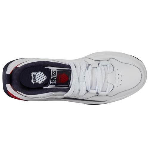 Zapatilla K-SWISS Techna Trainer hombre, blanco, azul oscuro, rojo 3/5