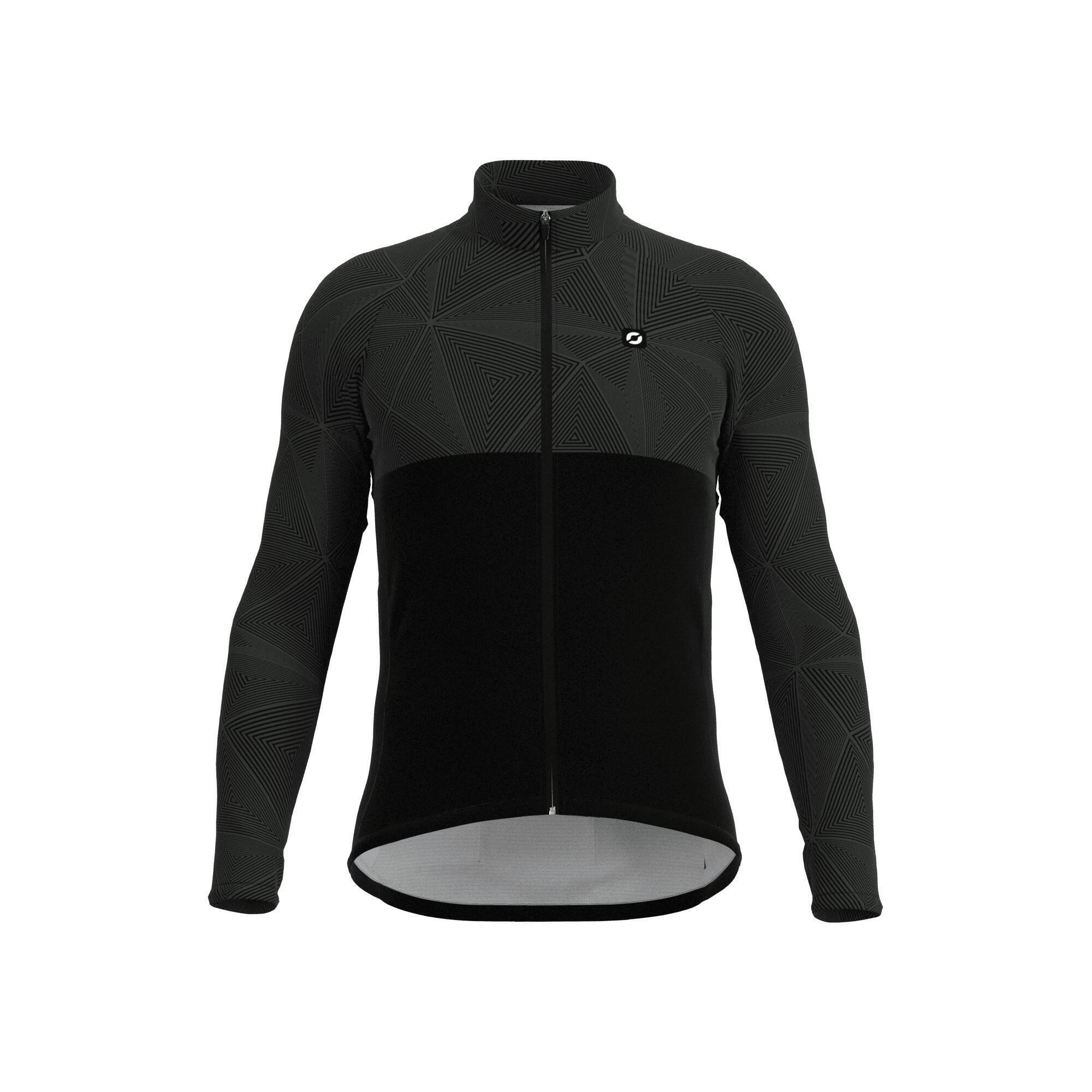 Poli - Maillot Vélo Manches Longues Unisexe - Vastus Axiome - Maillot Manches Longues - Noir - 48 Xl - Decathlon