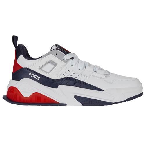 Zapatilla K-SWISS Techna Trainer hombre, blanco, azul oscuro, rojo 2/5