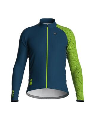 Unisex fietsshirt met lange mouwen - roch basalte