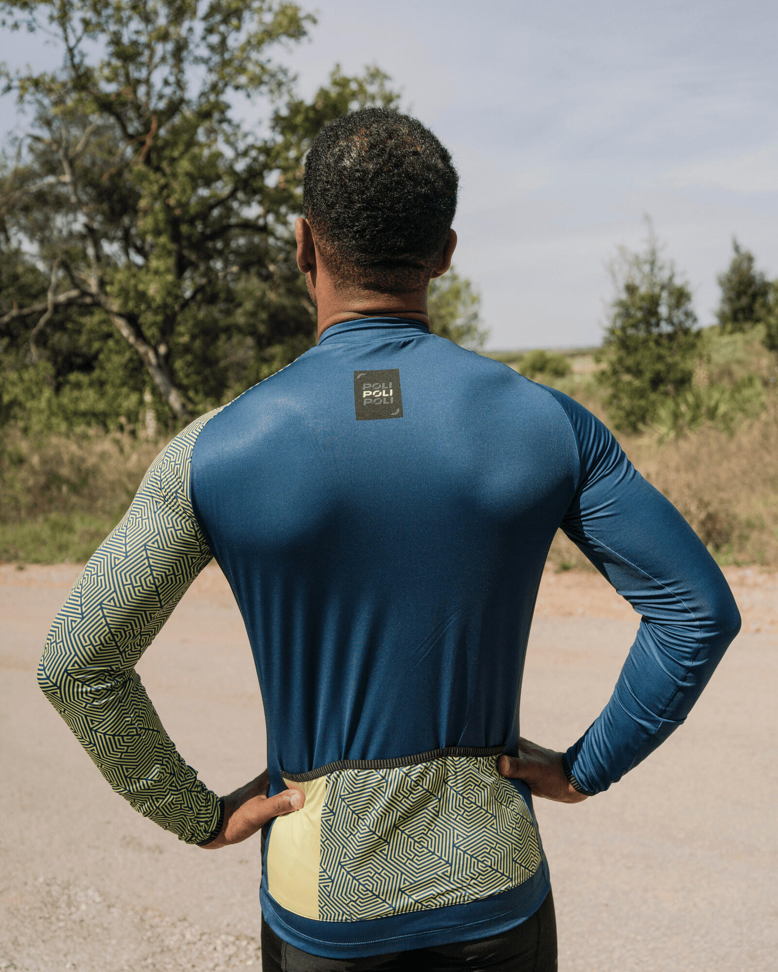 Maillot vélo manches longues unisexe - ROCH BASALTE 5/6