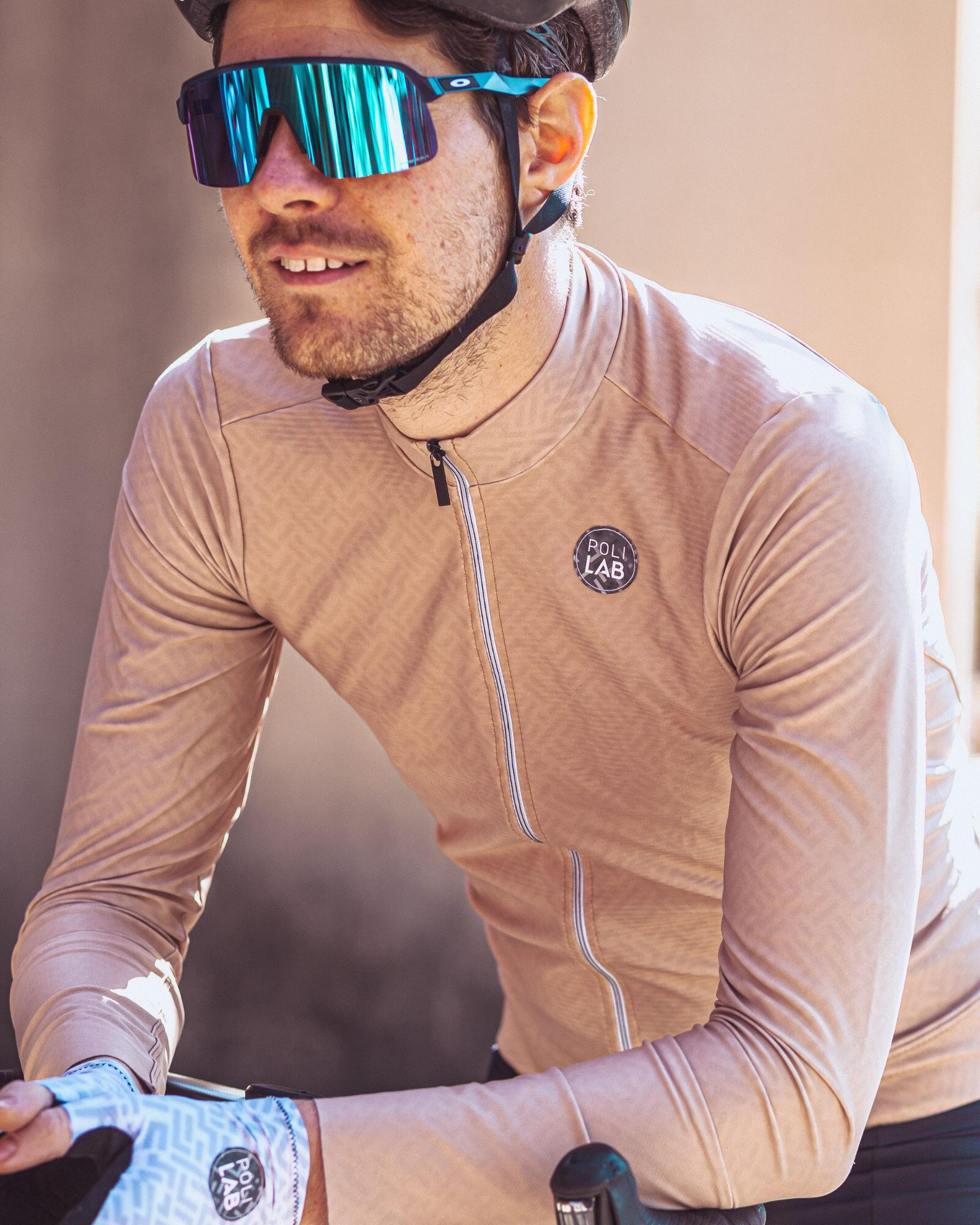 Maillot vélo manches longues unisexe - FANFAN POLI LAB 3/6