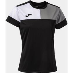 Maillot Manches Courtes Football Femme Joma Crew V Noir