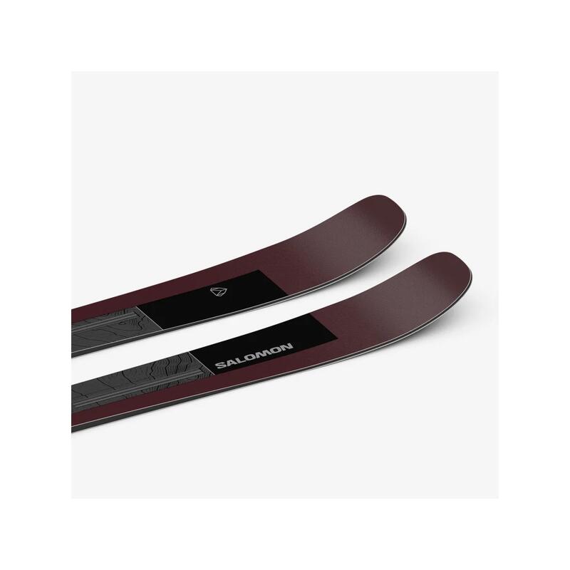 SALOMON Skis STANCE 90 -BLACK/BURGANDY 2/5