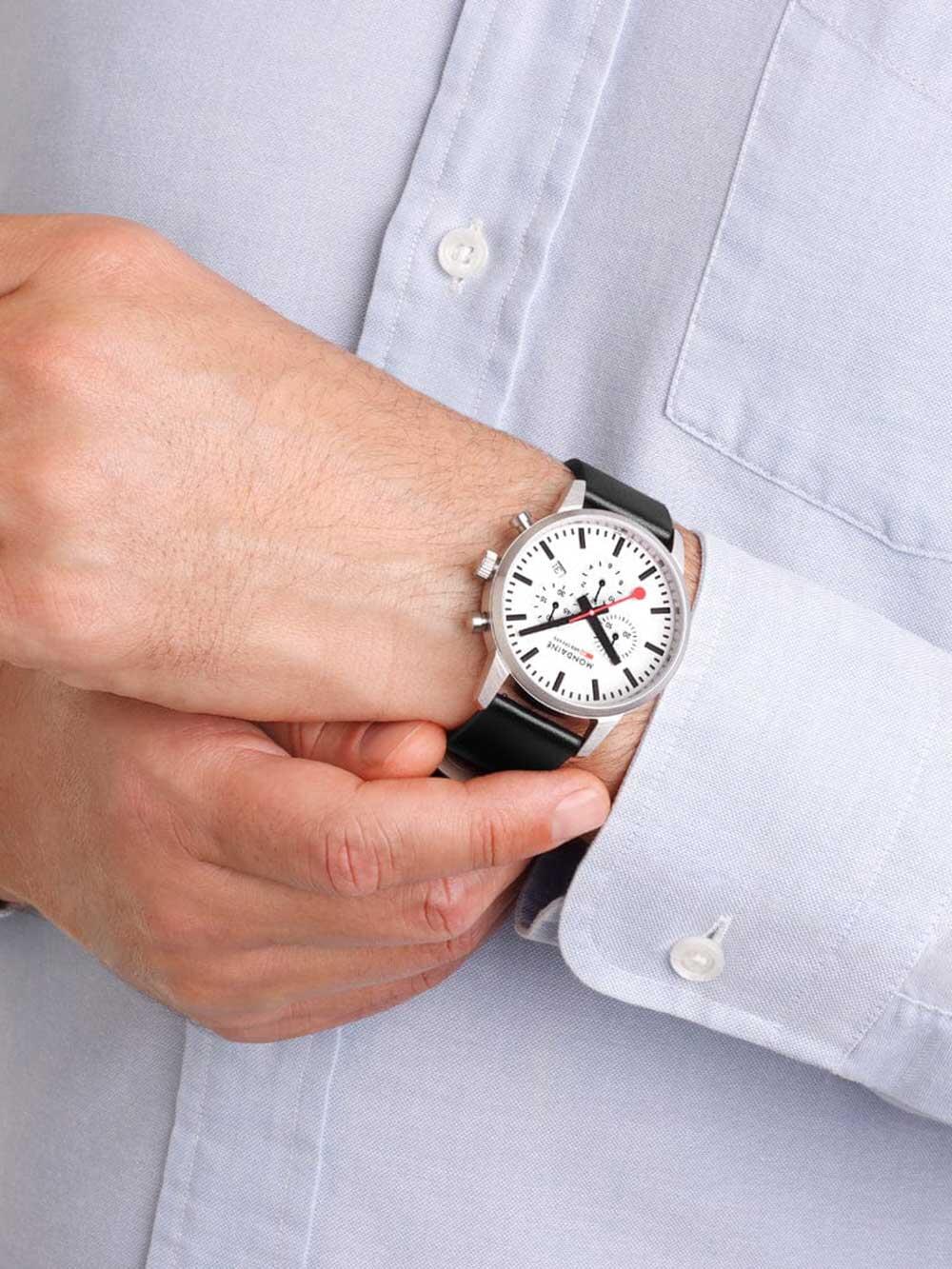 Mondaine MSD.41411.LBV, Quartz, 41mm, 5ATM 2/5