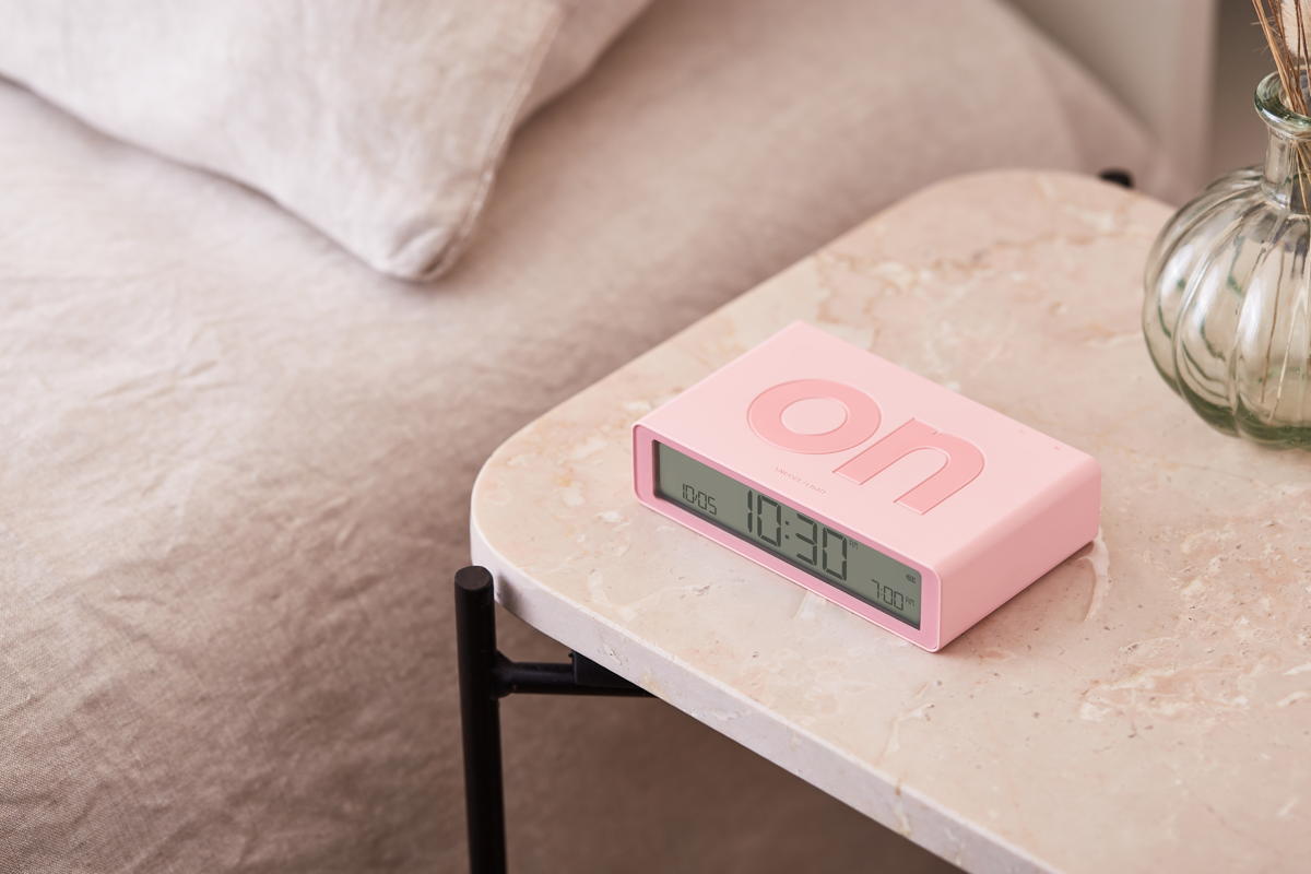 Despertador Lexon FLIP Classic rosa 6/7