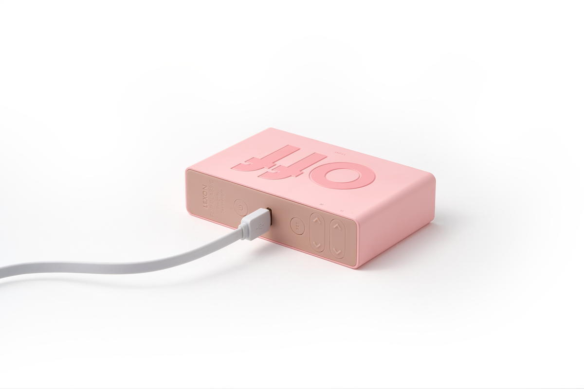 Despertador Lexon FLIP Classic rosa 5/7