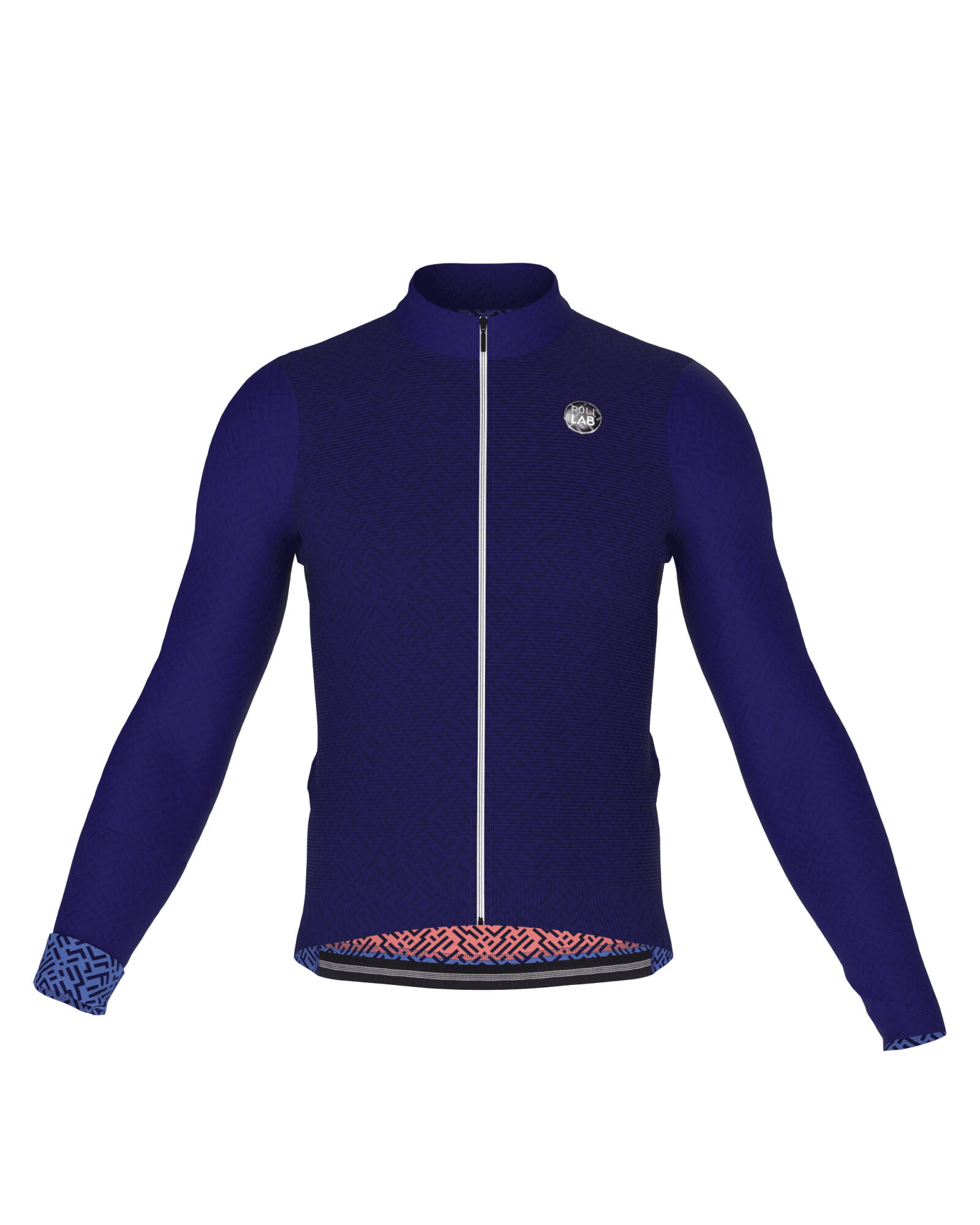 Unisex Langarm-Radtrikot - FANFAN POLI LAB 5/6