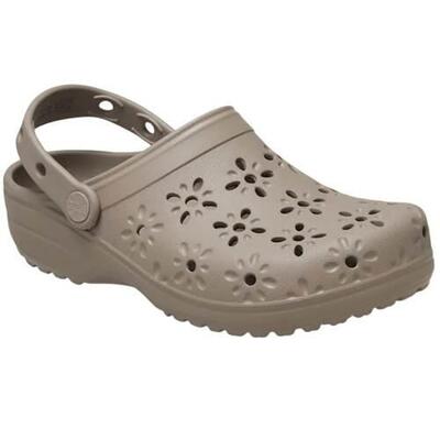 Damen universal Schuh Crocs Classic Floral Cut Out Clog