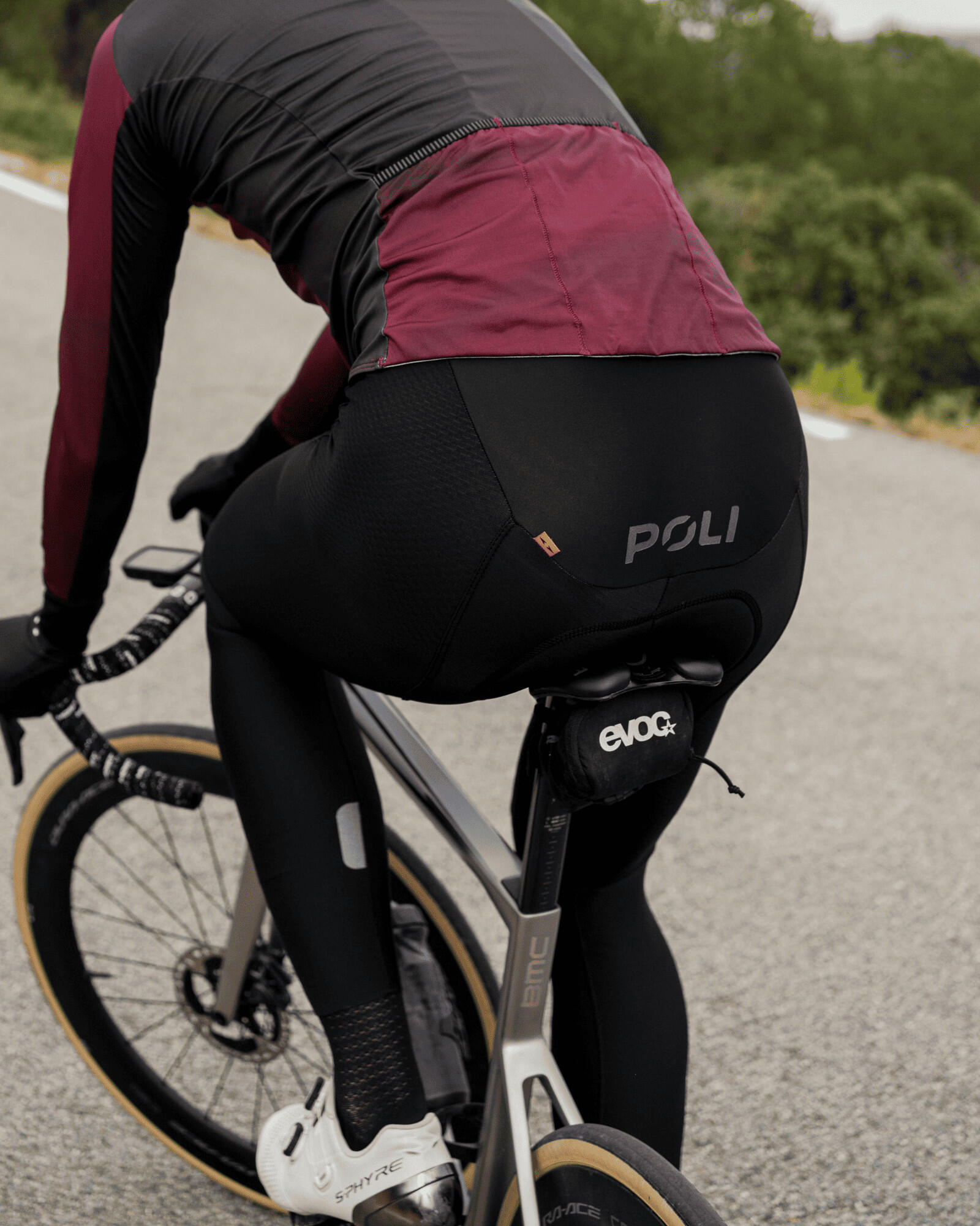 Collant cycliste à bretelles Premium unisexe - RYLEY BLACK EDITION 4/6