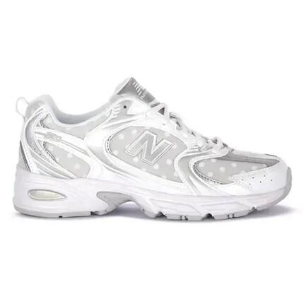 New Balance 530 Silver Metallic Polka Dots