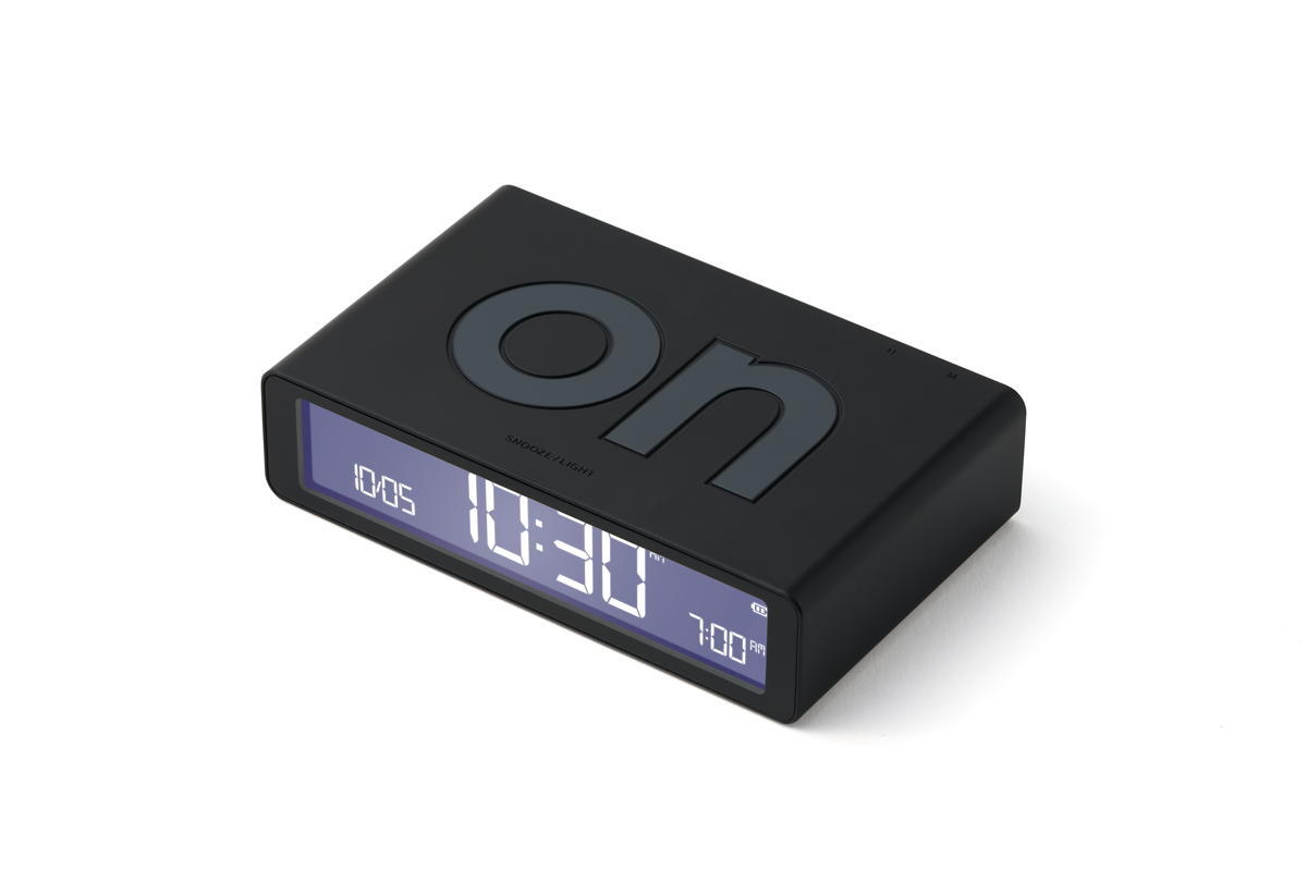 Despertador Lexon FLIP Classic preto 3/7