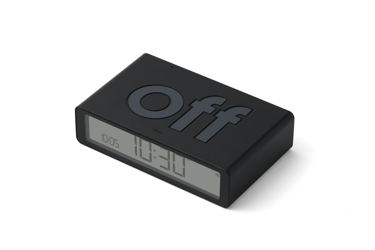 Despertador Lexon FLIP Classic preto 4/7