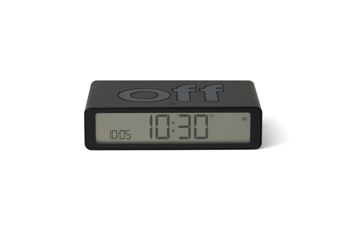 Despertador Lexon FLIP Classic preto 2/7