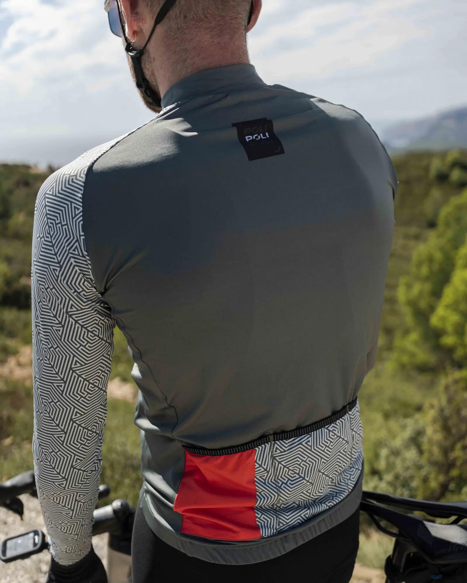 Maglia da ciclismo unisex a maniche lunghe - ROCH BASALTE 5/6