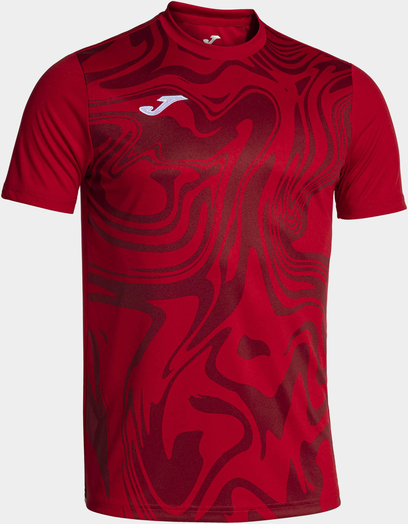 Camiseta Manga Corta Fútbol Niños Joma Lion II Rojo 3/5