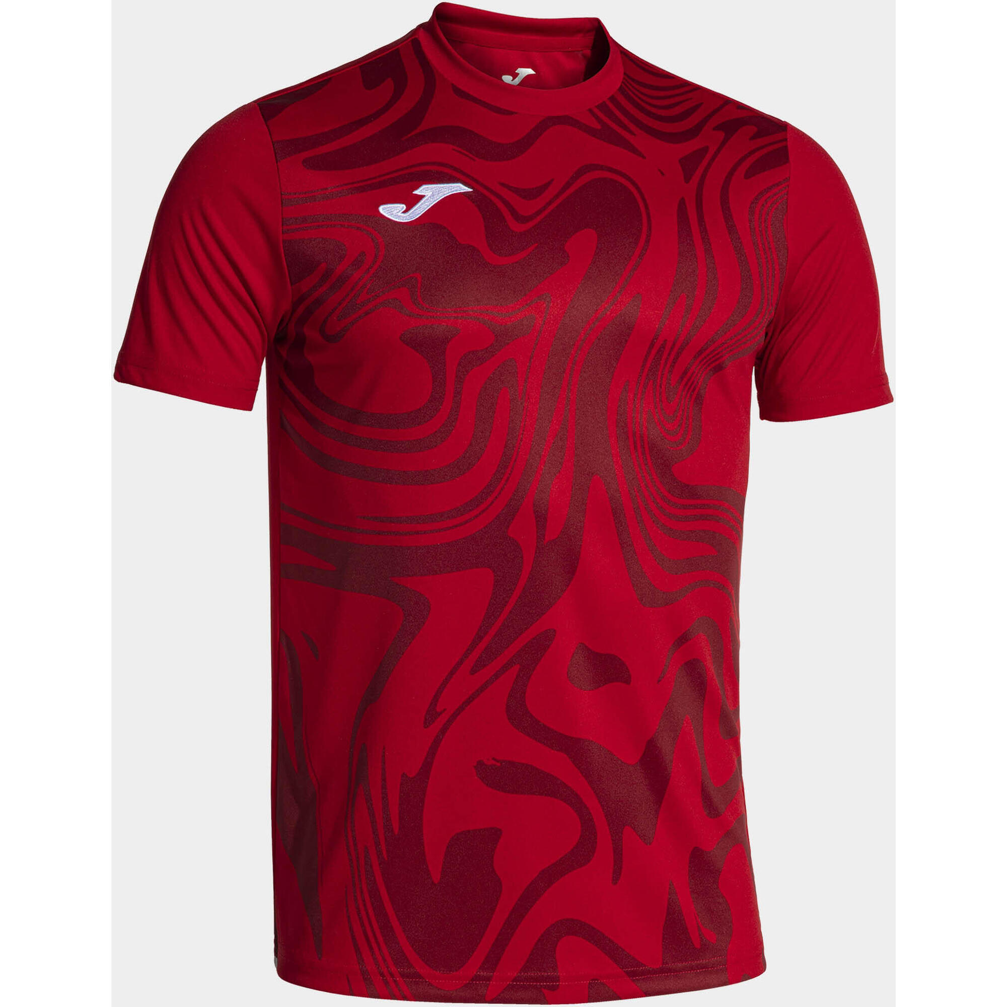 T-Shirt Manga Curta Futebol Criança Joma Lion II Vermelho