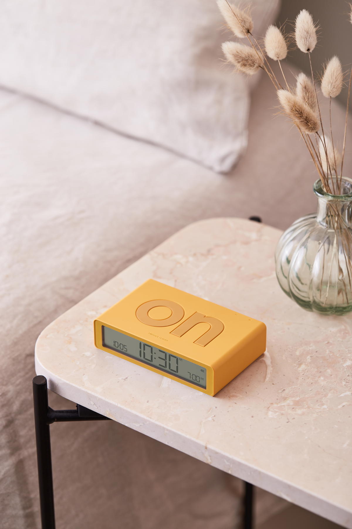 Despertador Lexon FLIP Classic amarelo 7/7