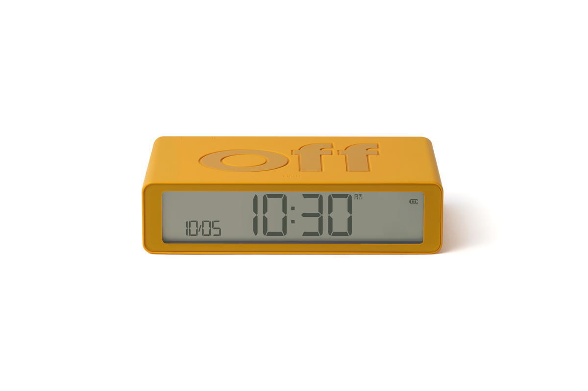 Despertador Lexon FLIP Classic amarelo 2/7