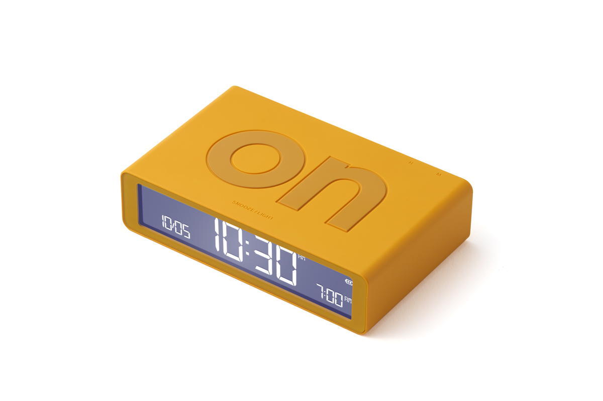 Despertador Lexon FLIP Classic amarelo 3/7