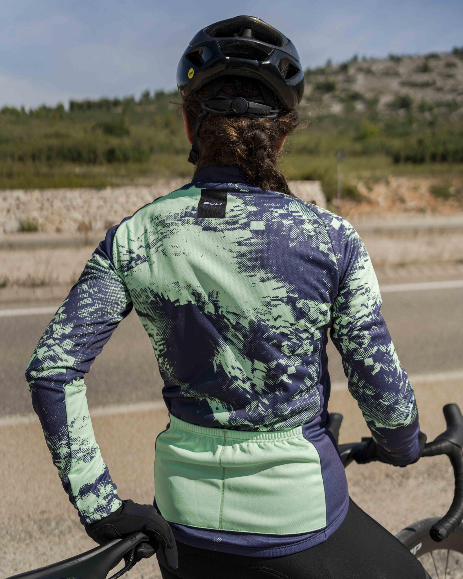 Maillot vélo manches longues unisexe - ALLOS PYRITE 4/6
