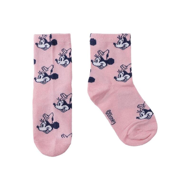 Set 3 perechi de șosete, mărimea 23-26 EU, Cerda, Minnie Mouse