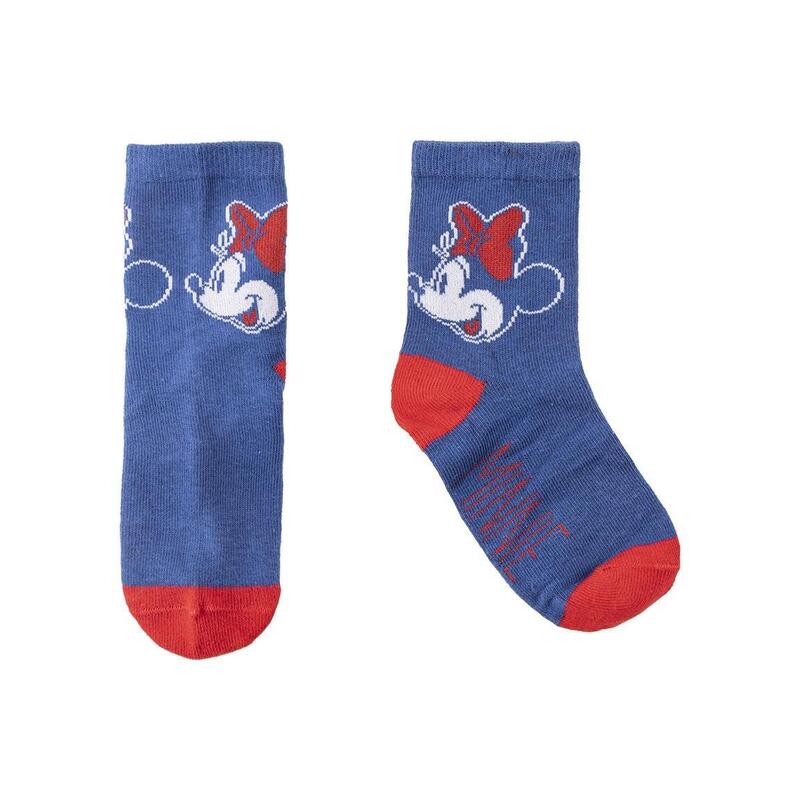Set 3 perechi de șosete, mărimea 27-30 EU, Cerda, Minnie Mouse