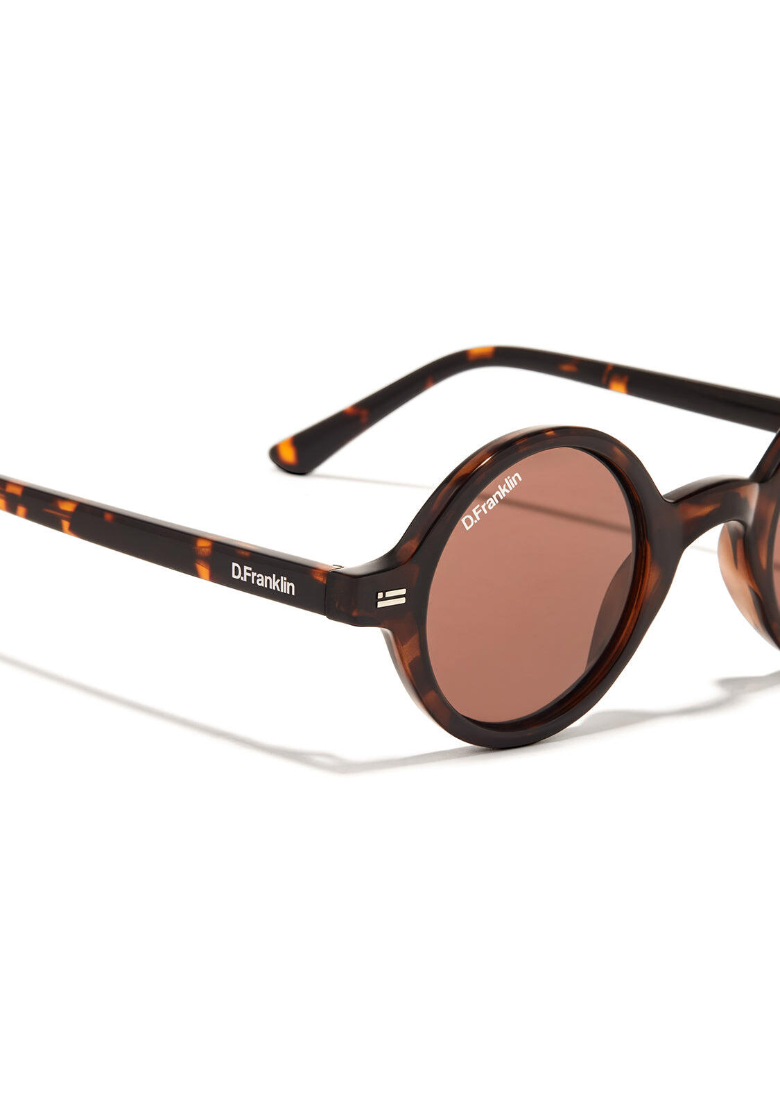Occhiali Da Sole D.Franklin Ultra Light Round Tort 3/5