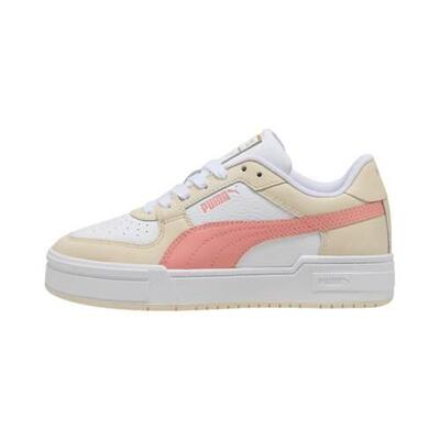 Heren ca pro classic ii leren trainers (wit/roze)