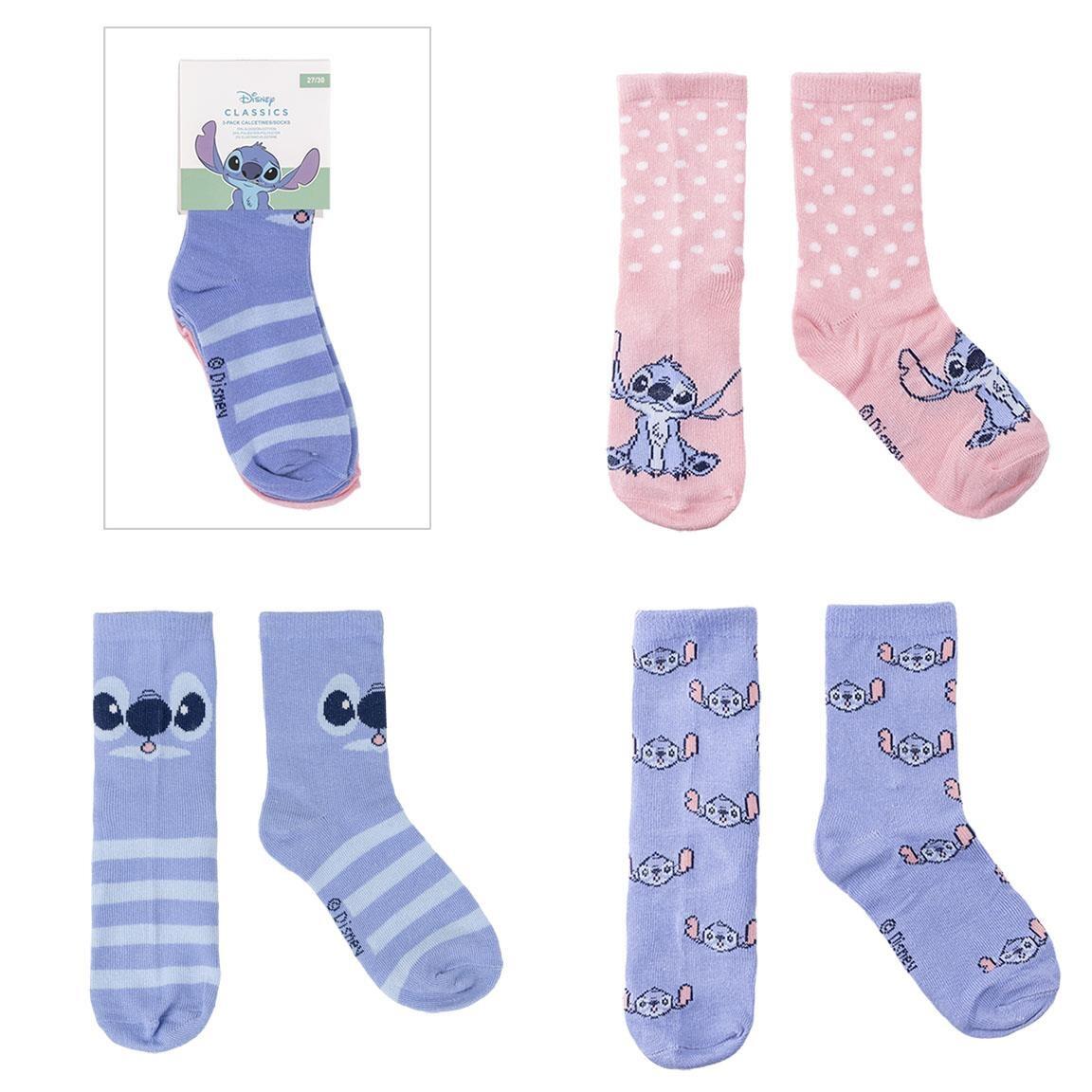 Set 3 perechi de șosete, mărimea 35-38 EU, Cerda, Stitch