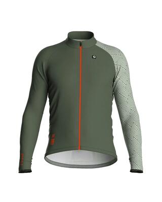 Unisex fietsshirt met lange mouwen - roch basalte
