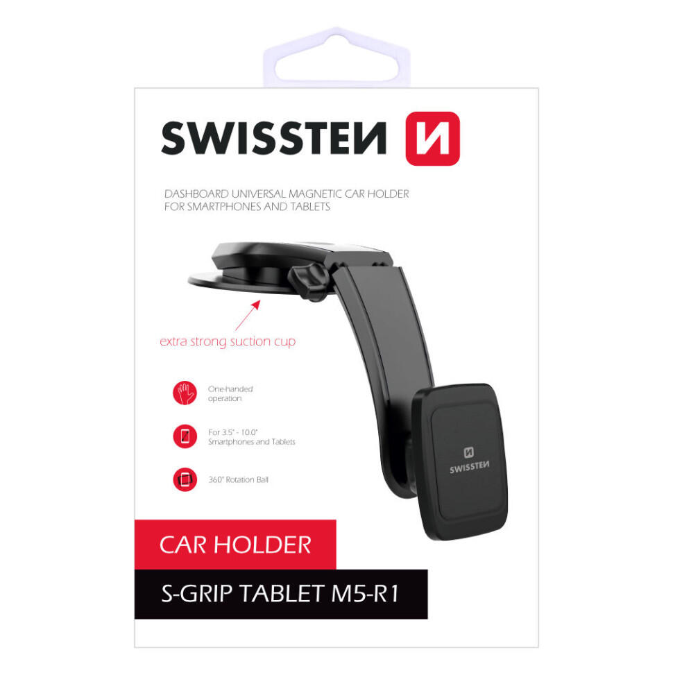 Suporte Swissten Magnetic Car Holder S-Grip Tablet M5-R1 2/3