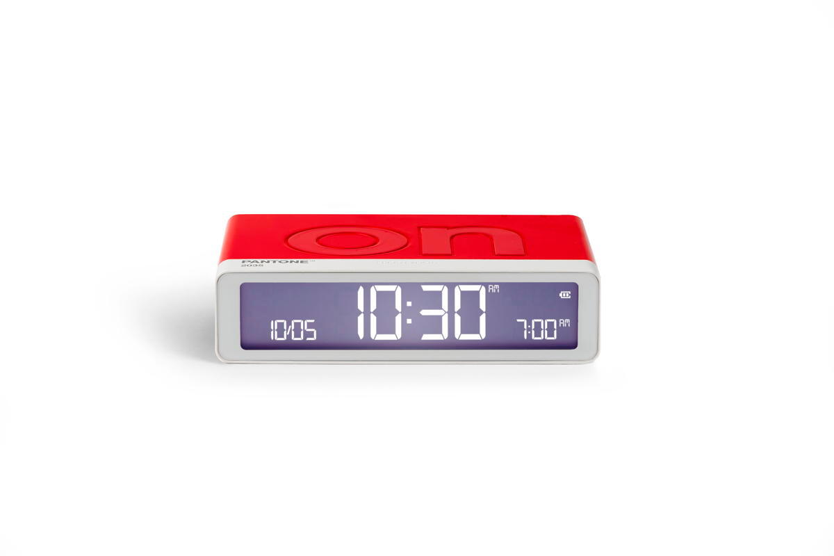 LEXON Despertador Lexon FLIP Classic Pantone vermelho