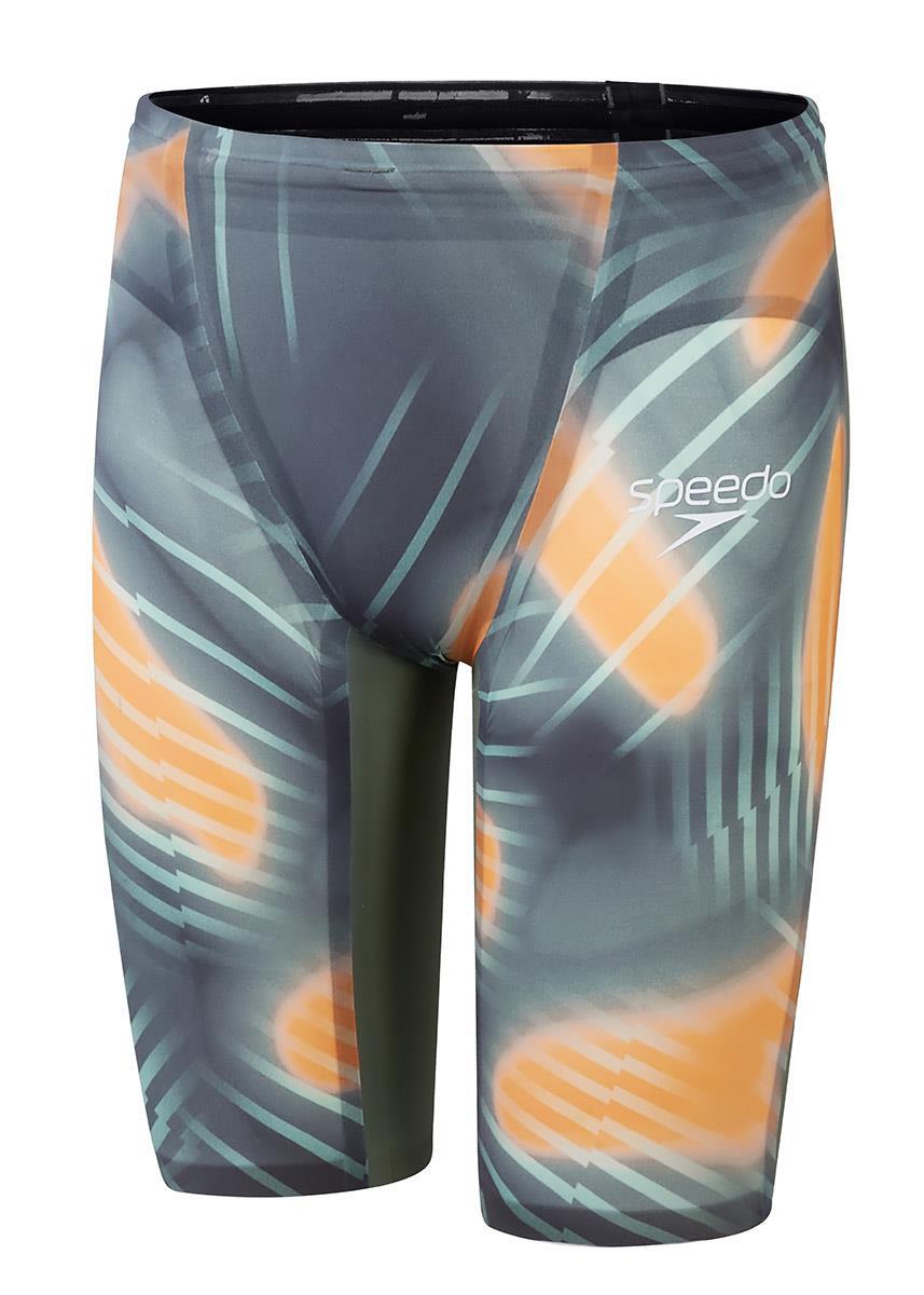 SPEEDO Speedo Fastskin LZR Pure Valor 2.0 Hoge Taille Jammer - Groen / Oranje - Maat 28