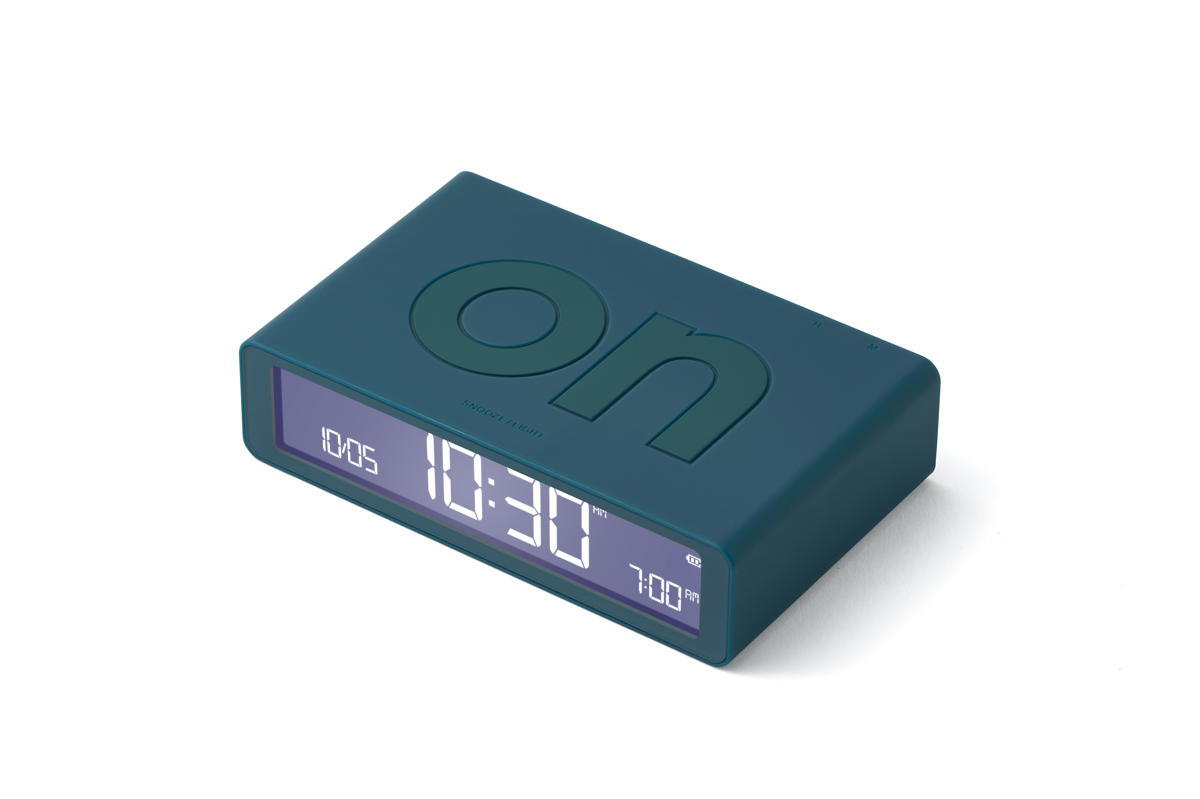 Despertador Lexon FLIP Classic azul 3/7