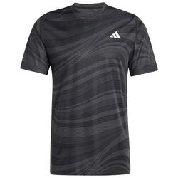 T-shirt homme adidas Club Graphic noir